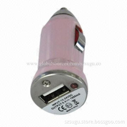 2014 hot design best USB car charger, 1A